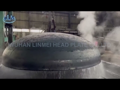 3600mm As516 Gr 70 پایان ظرف بیضوی Asme ابعاد سر بیضوی برای مخازن گاز نفتی