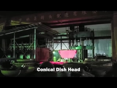 SA516 Gr70 مخروط سر بشقاب 2500mm قطر