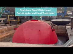 ASME BV PED سرپرستی نیمه کره ای با گواهینامه ISO 3800mm قطر 50mm ضخامت