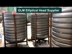 Asme 1000cm 2 تا 1 سر بیضوی فولاد ضد زنگ