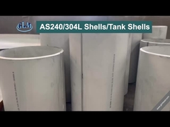 SS304 بطری های فولادی رولد شده فولادی ضد زنگ برای صنعت شیمیایی