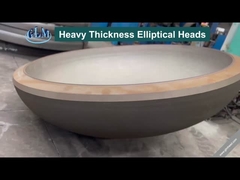 10000mm گرم تشکیل شده بیضوی ظرف پایان نیمه کره تانک سر برای مخزن سوخت ASME