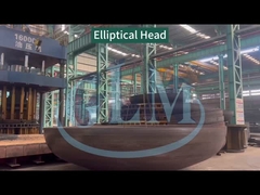 ابعاد سفارشی 2000MM 20MM 2 به 1 اتصالات لوله فلزی فولادی سر مخزن بیضوی