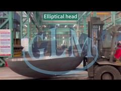 نگاهی نزدیک‌تر: سر بشقاب ASME نیمه بیضوی سفارشی با قطر 6000 میلی‌متر، ضخامت 20 میلی‌متر، نسبت 2:1