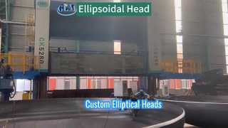 سرهای بیضوی بزرگ فولاد کربنی سفارشی، با سنگ زنی و اریب.