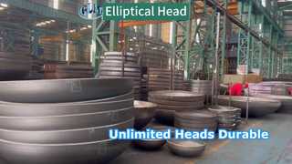 سرهای بیضوی با قطر یا ضخامت محدود نمی شوند.