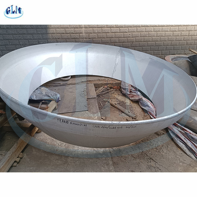 فولاد ضد زنگ 304 / SS304L مخروط ظرف مخروط مخزن سر بالا ID 2600mm