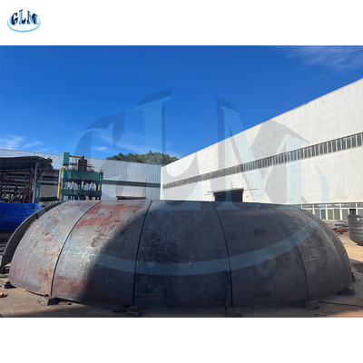 سر مخروطی مخروط فولاد کربن 9500mm قطر برای مخزن راکتور