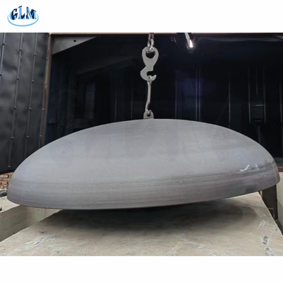 4300mm قطر ASME کد سر های بشقاب، پایین بیضوی