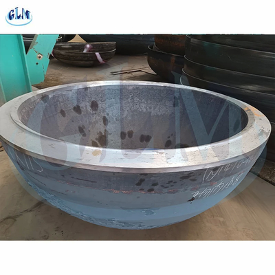 سر کد ASME گرم شکل گیری ASME / PED استاندارد سر گرم شکل گیری جوش خورده شعاع مشتری
