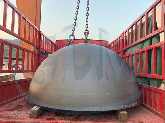 2mm آلیاژ نیکل نیم کره ای سر مخزن بیضوی پایان بشقاب جوشکاری پوشش OEM