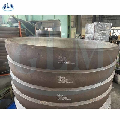 Q235 89mm 100mm فولاد کربن نیمه بیضی برای لوله
