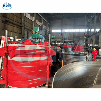 ST / ST UB-6 ظرف سرپوش آخر 3200mm Dimeter 14mm ضخامت برای مخزن آب رسوب