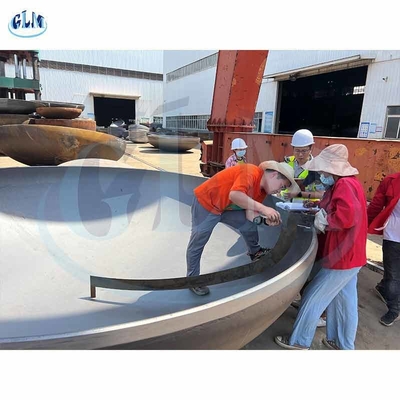 فولاد جوشکاری سطح پایین سر لوله کلاه 1220mm قطر 20mm ضخامت ISO 9001