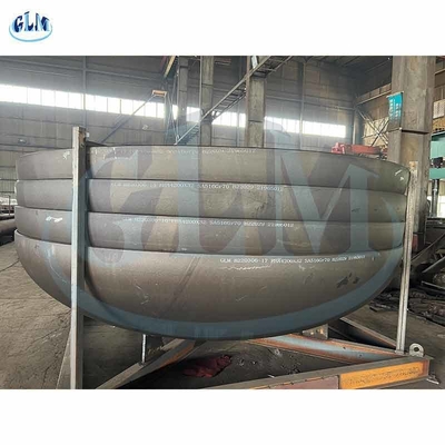 24mm ضخامت گرم شکل سر ASME فولاد کربن بیضوی ظرف پایان