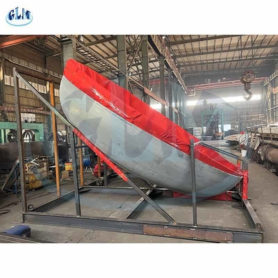 16mm ضخامت فولاد ضد زنگ فشار ظرف کاپ مخزن سر برای مخزن آب