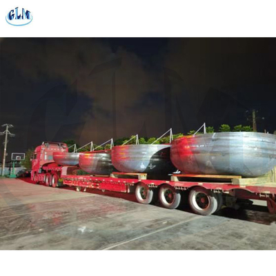 2490mm قطر SA516 Gr 70 پروفایل سر بیضوی 2: 1 ضخامت 32mm