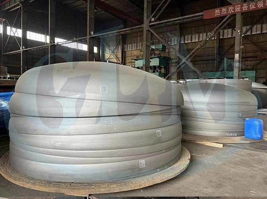 Diatemer 4600mm ضخامت 20mm SA 516 Gr 70 سر بشقاب بیضوی برای ظروف تحت فشار