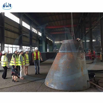 SA516 Gr70 مخروط سر بشقاب 2500mm قطر