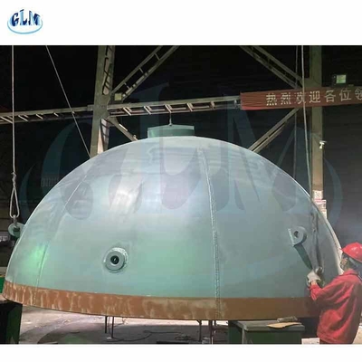 سر نصف کره ای فولاد کربن 2360mm قطر 10mm ضخامت