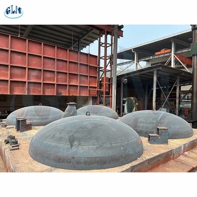 4500mm قطر 30mm ضخامت فولاد کربن