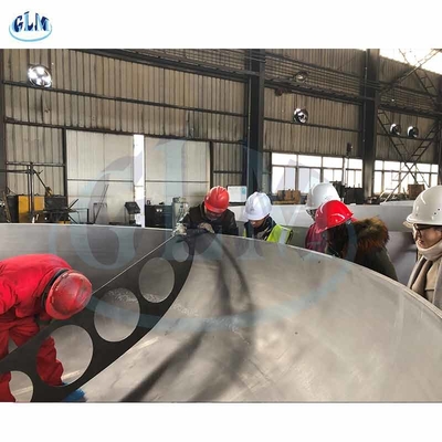 3550mm Dimater 20mm ضخامت 2: 1 نیمه بیضوی پایان ظرف برای مخزن آب