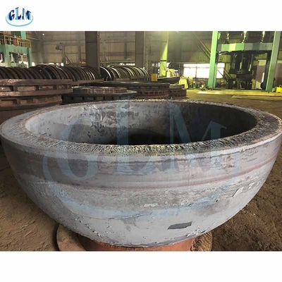 از فولاد کربن، سر نصف کره ای با ضخامت 120 میلی متر