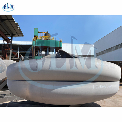SS304 سر ظروف توریسفر با قطر 1500mm و ضخامت 5mm