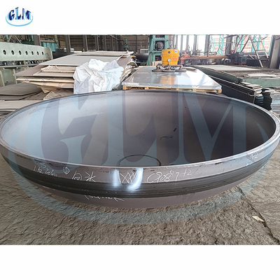 سر بشقاب بیضی از فولاد کربن شکل سفارشی 89-10000mm