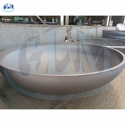 ISO9001 گواهینامه فولاد کربن سر بشقاب بیضی با قطر 3800mm
