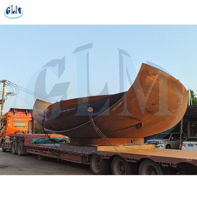 سر نیمه بیضوی سفارشی برای حفظ آب قطر 8000mm