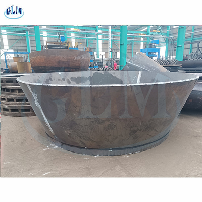 6500mm قطر مخروط بزرگ منحرف ، مخروط صفحه فولادی شکل داده شده