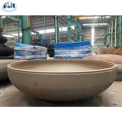 فشرده سازی سرد ضخامت سر ظروف بیضوی 3mm تا 50mm مناسب برای صنعت شیمیایی ذخیره سازی و مخازن تحت فشار