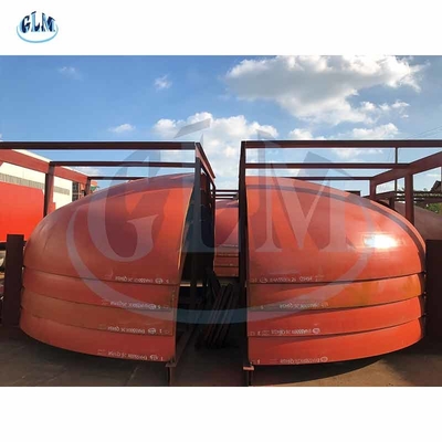4000mm قطر 30mm ضخامت فولاد کربن نیم بیضوی سر 2 به 1