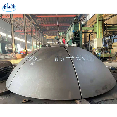 Sa516 Gr70 100mm سر مخزن نیمه کره ای ASME فولاد ضد زنگ