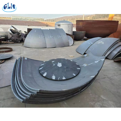 Sa516 Gr70 100mm سر مخزن نیمه کره ای ASME فولاد ضد زنگ