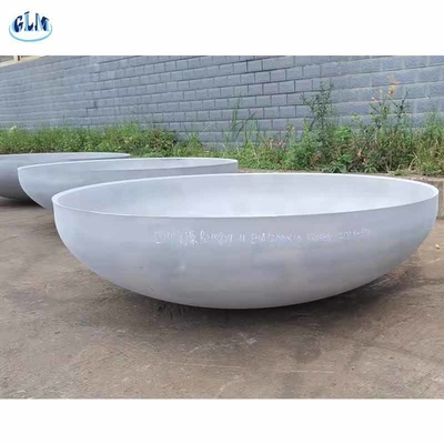 SS316L ASME 89mm هلیپتیک سر بشقاب فشار ظرف گنبد پایان GB