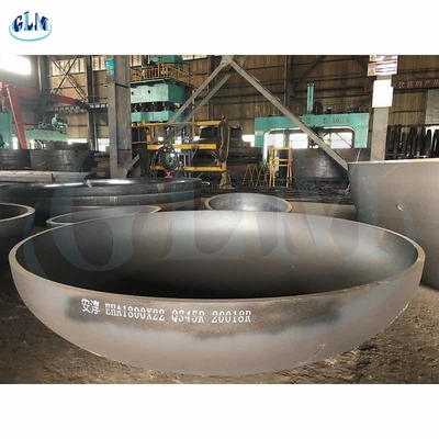 Q345R 1800mm قطر 300mm ضخامت ظرف فشار سر ظرف پایان ظرف ساخت