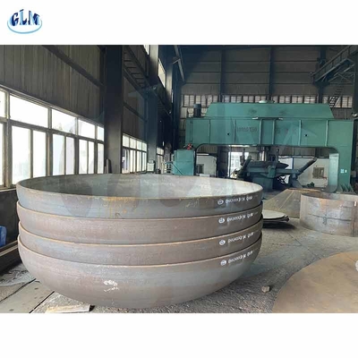 600mm تا 4000mm قطر Torispherical Dished Tank Heads End ابعاد فولاد کربن