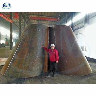 PED 300mm 89MM سیلندر مخروط مخروط مخزن سر شعاع تاج از ظرف فلزی بیضوی