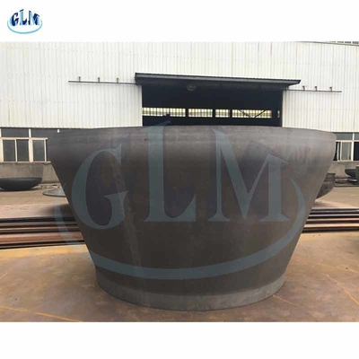 3000MM PED مخروط سر Asme سر بیضوی ابعاد پایان ظرف برای ظرف فشار