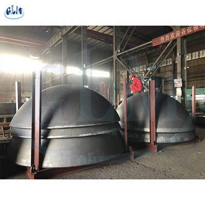 SA516 Gr70 89mm هیموفیزیک سر فشار ظرف پای بند نیمه هیموفیزیک لوله چرخش