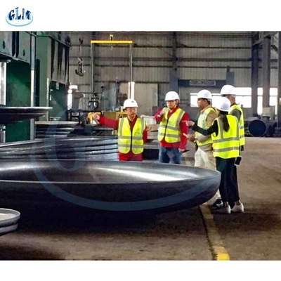 500mm تا 1600mm سر مخزن نیمه کره ای نصف گلوله فولاد کربن 16Mn