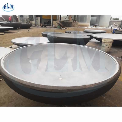 ASME 150mm فولاد کربن سر های بشقاب مخملی مخملی مخزن فولاد ضد زنگ 316L