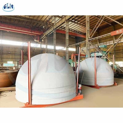300mm 400mm 6mm سر مخزن نیمه کره ای SS304 فولاد کربن