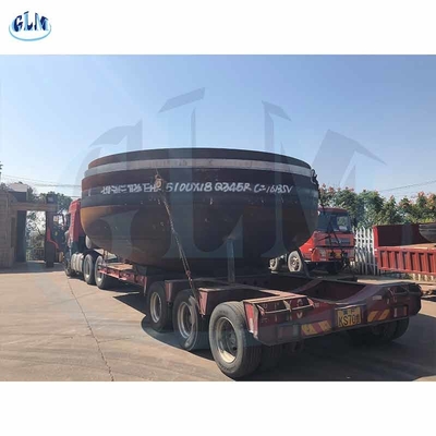 200mm 10mm بیضوی فولاد کربن سر فشار ASME