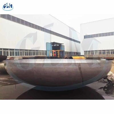 SS304 200MM مخزن مایع مخزن نیمه بیضوی سر Q345B سفینه پایان ظرف