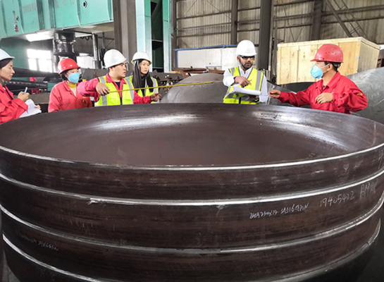 ASME 1000MM سر ظرف از فولاد ضد زنگ