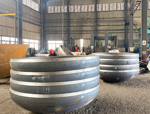 SS316L 2mm Asme بشقاب بیضوی بشقاب پایان ابعاد ظرف فشار 2 1