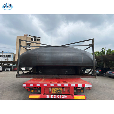 GLM SA516 GR70N صفحه بیضوی سر صفحه پایان قطر فوق العاده بزرگ 7600mm